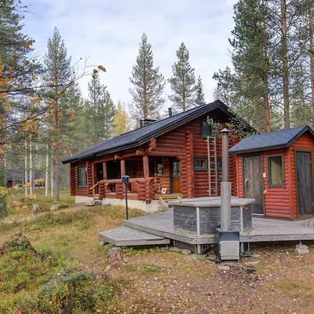 Laavu 13 Original Log With Sauna * Pyhatunturi