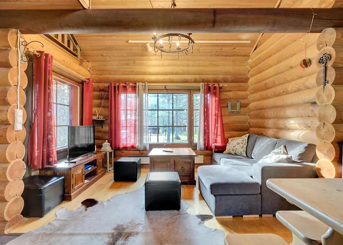 Laavu 13 Original Log With Sauna Daire Pyhätunturi