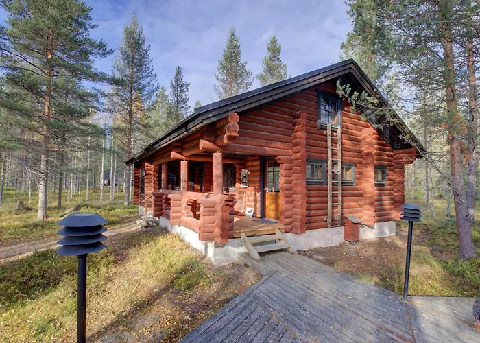 Laavu 13 Original Log With Sauna Daire Pyhätunturi